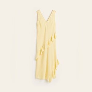H&M Asymmetrical Yellow Dress